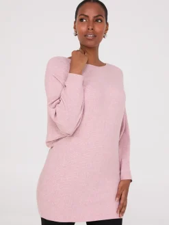 3/4 Dolman Sleeve Ottoman Stitch Sweater