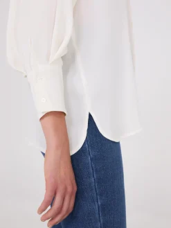 3/4 Dolman Sleeve Textured Blouse