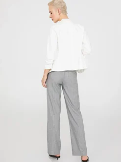 3/4 Ruched Sleeve Blazer