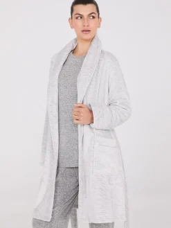 Animal Print Plush Robe