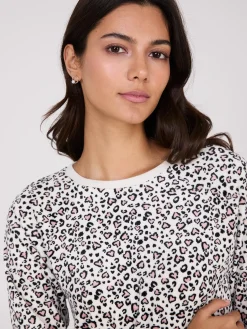Animal Print Velour Pajama Set