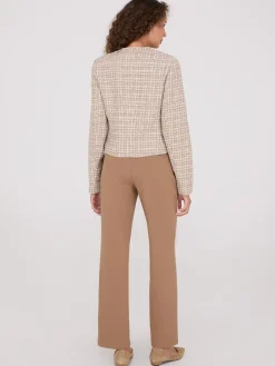 Boucle Zip-Front Blazer
