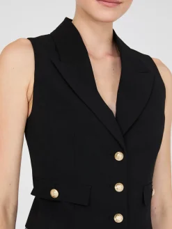 3-Button Notch Collar Vest