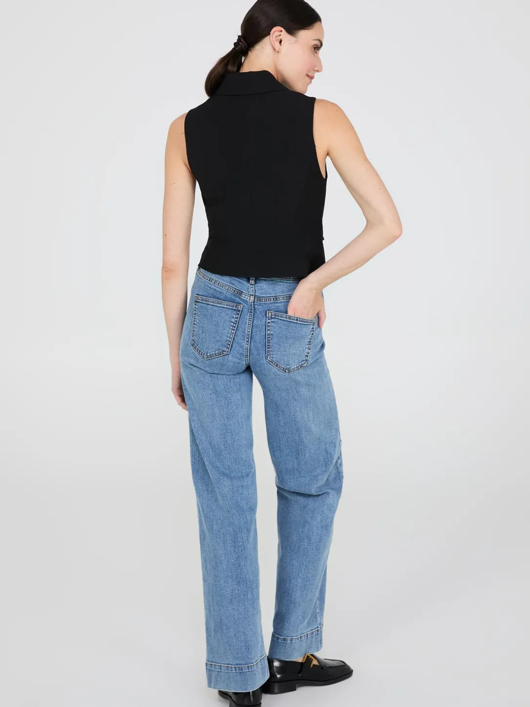 3-Button Notch Collar Vest