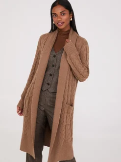 Cable Knit Duster