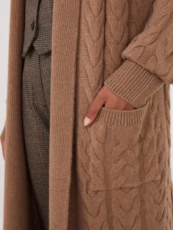 Cable Knit Duster