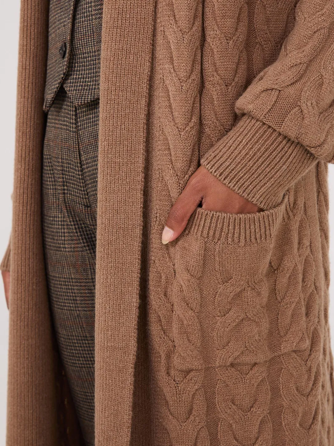 Cable Knit Duster