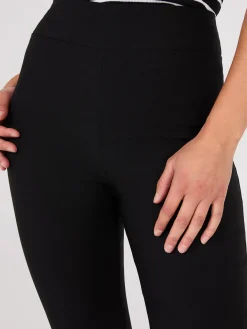 Capri Pants With Slit Hem
