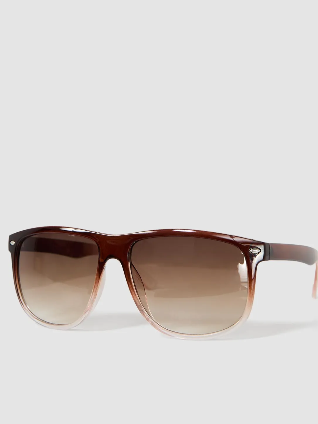 Clear Frame Wayfarer Sunglasses