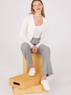 Collared 2-Way Zip-Front Sweater