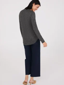 Colour Block Crew Neck Top