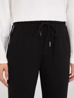 Contrast Piping Pants