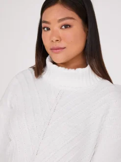 Cowl Neck Chenille Sweater