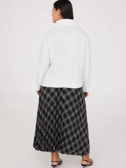 Cowl Neck Chenille Sweater