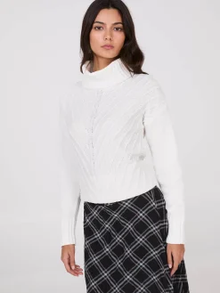 Cowl Neck Chenille Sweater