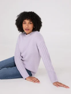 Crew Neck High-Low Sweater