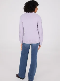 Crew Neck High-Low Sweater