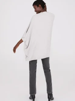 Dolman Sleeve Open Cape Sweater