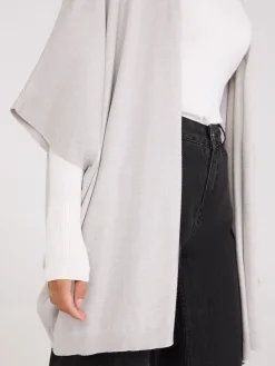 Dolman Sleeve Open Cape Sweater