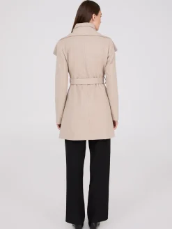 Double Collar 3/4 Coat