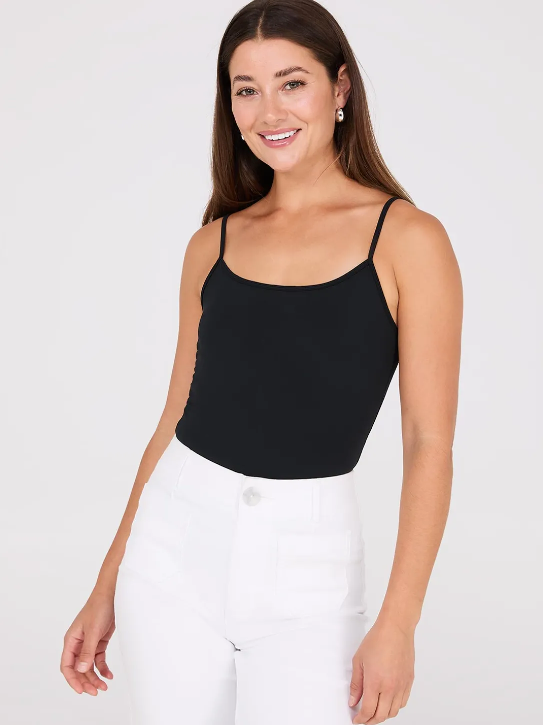 Double Layer Spaghetti Strap Cami