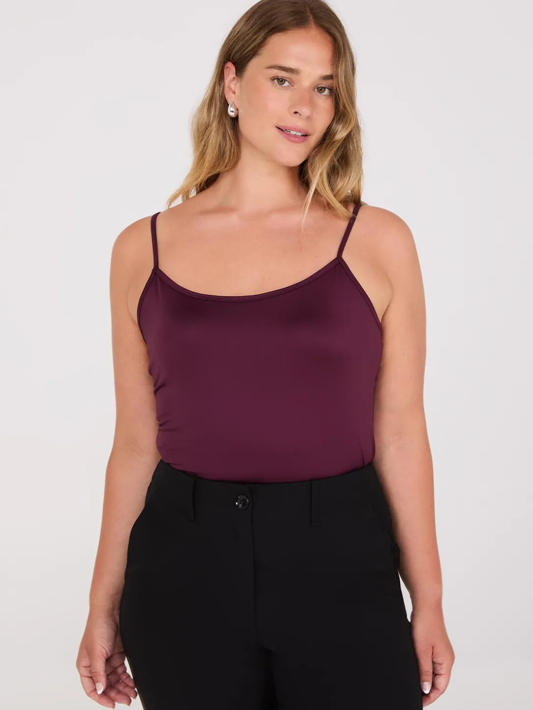 Double Layer Spaghetti Strap Cami