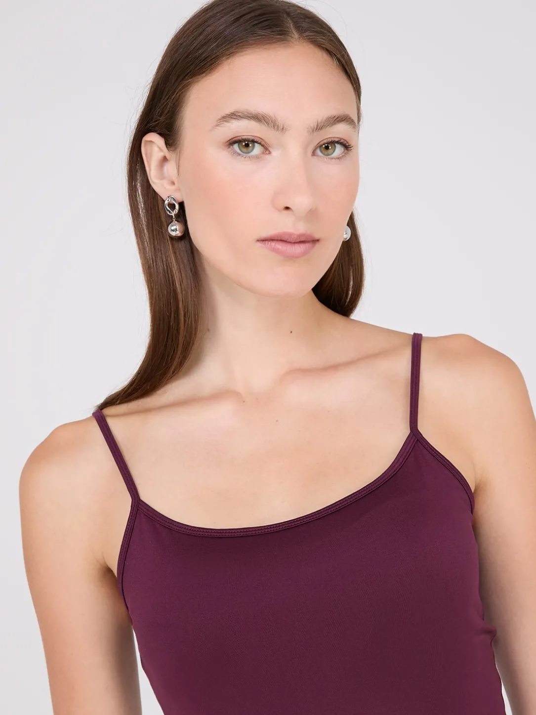 Double Layer Spaghetti Strap Cami