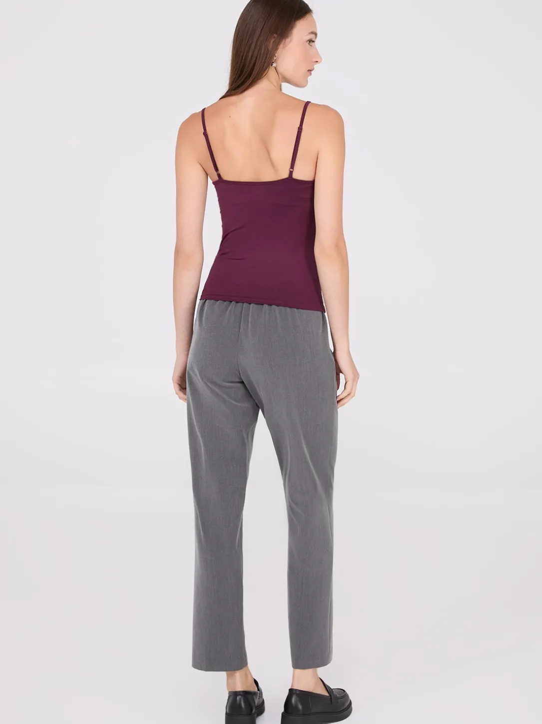 Double Layer Spaghetti Strap Cami