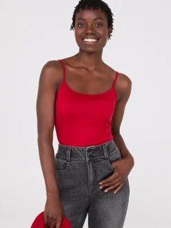 Double Layer Spaghetti Strap Cami