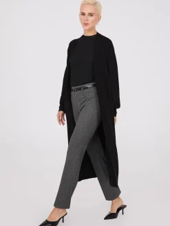 Drop Shoulder Long Duster