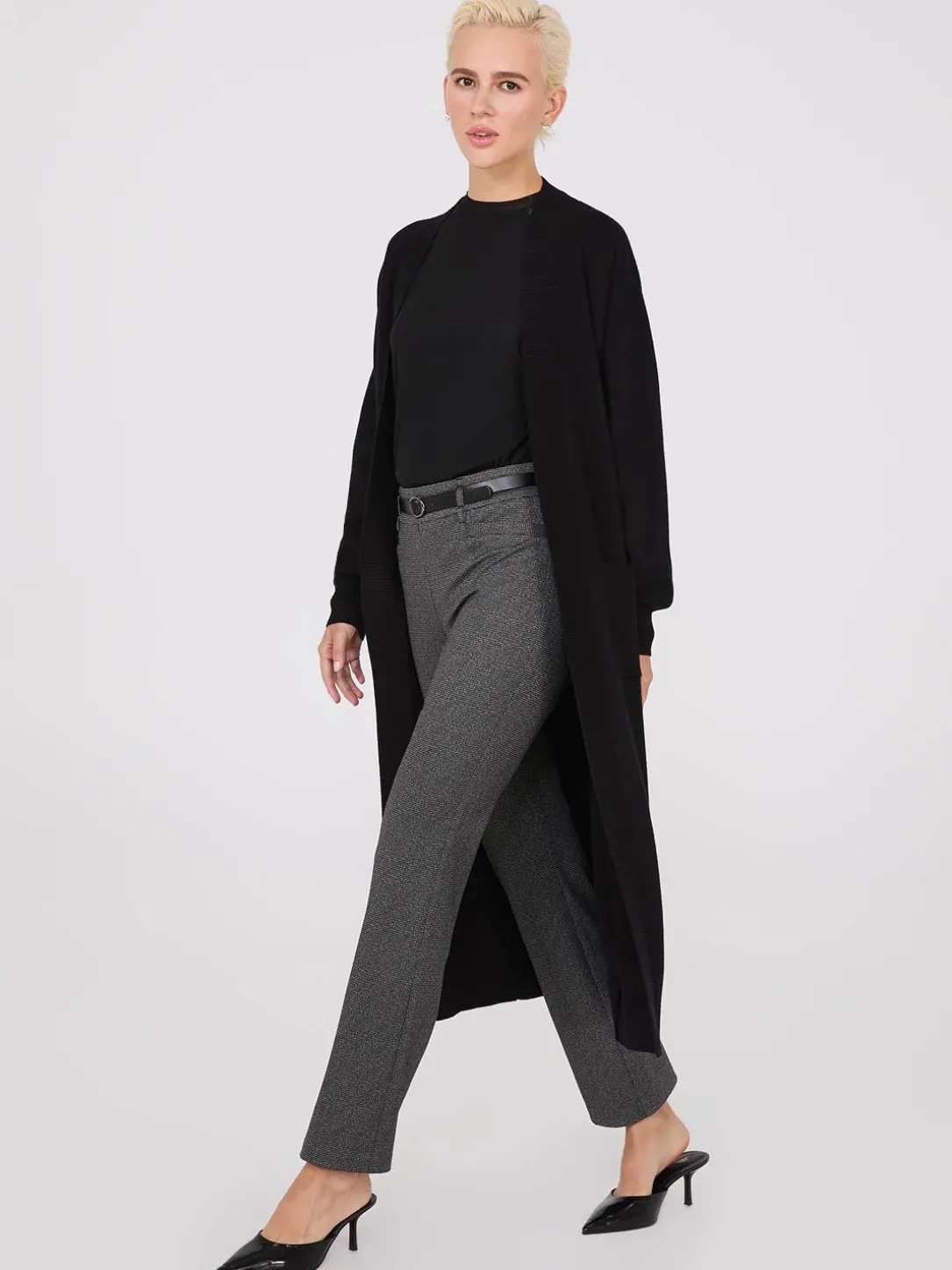 Drop Shoulder Long Duster