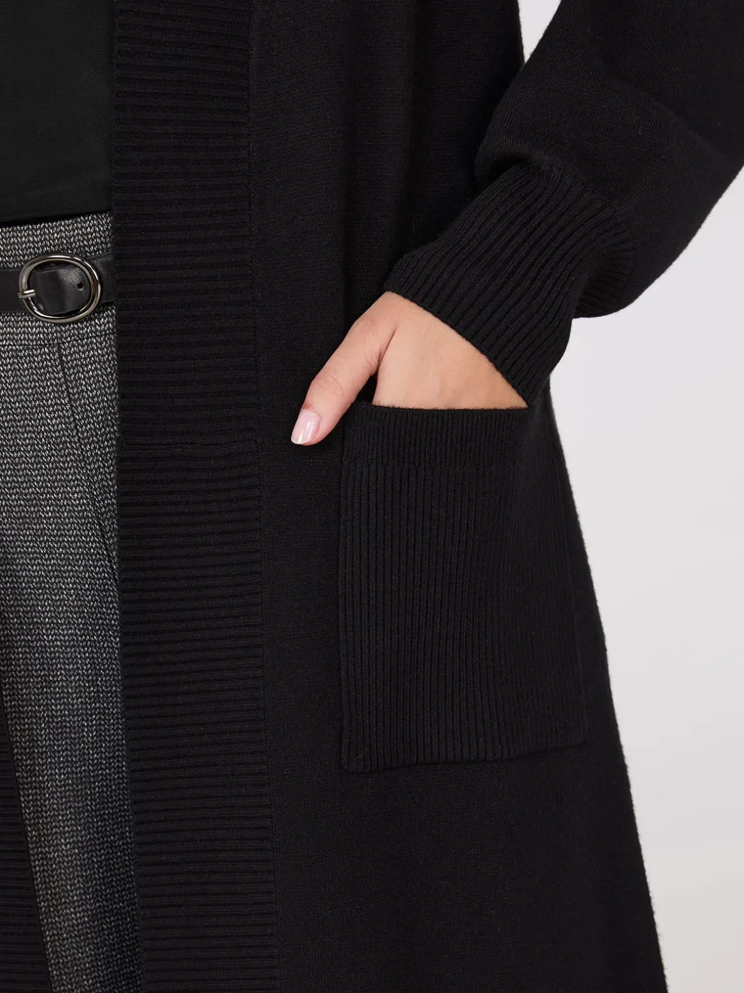 Drop Shoulder Long Duster