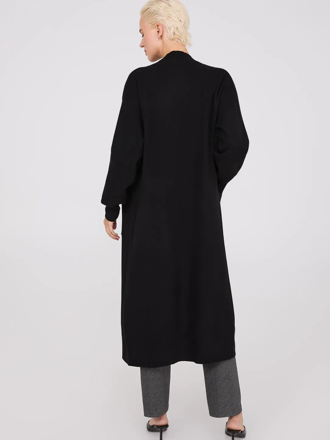 Drop Shoulder Long Duster