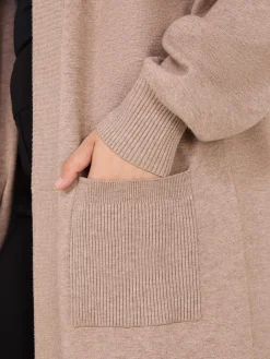Drop Shoulder Long Duster
