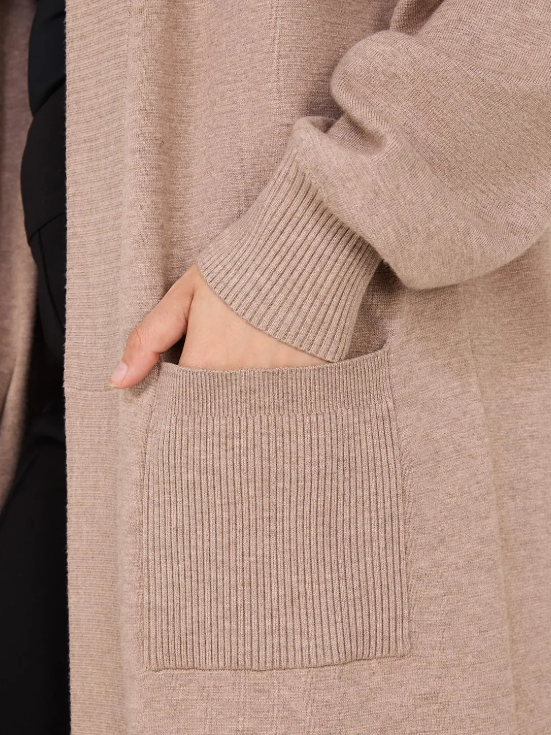 Drop Shoulder Long Duster