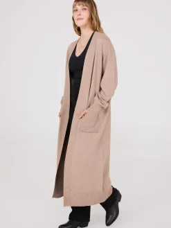 Drop Shoulder Long Duster