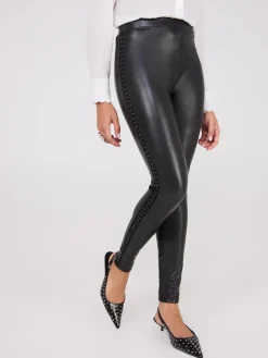 Faux Leather Pants
