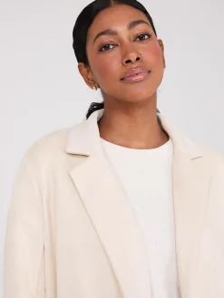 Faux Suede Car Coat