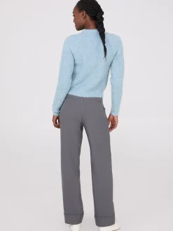 Faux Wool Raglan Cardigan