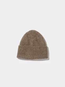 Faux Wool Ribbed Beanie
