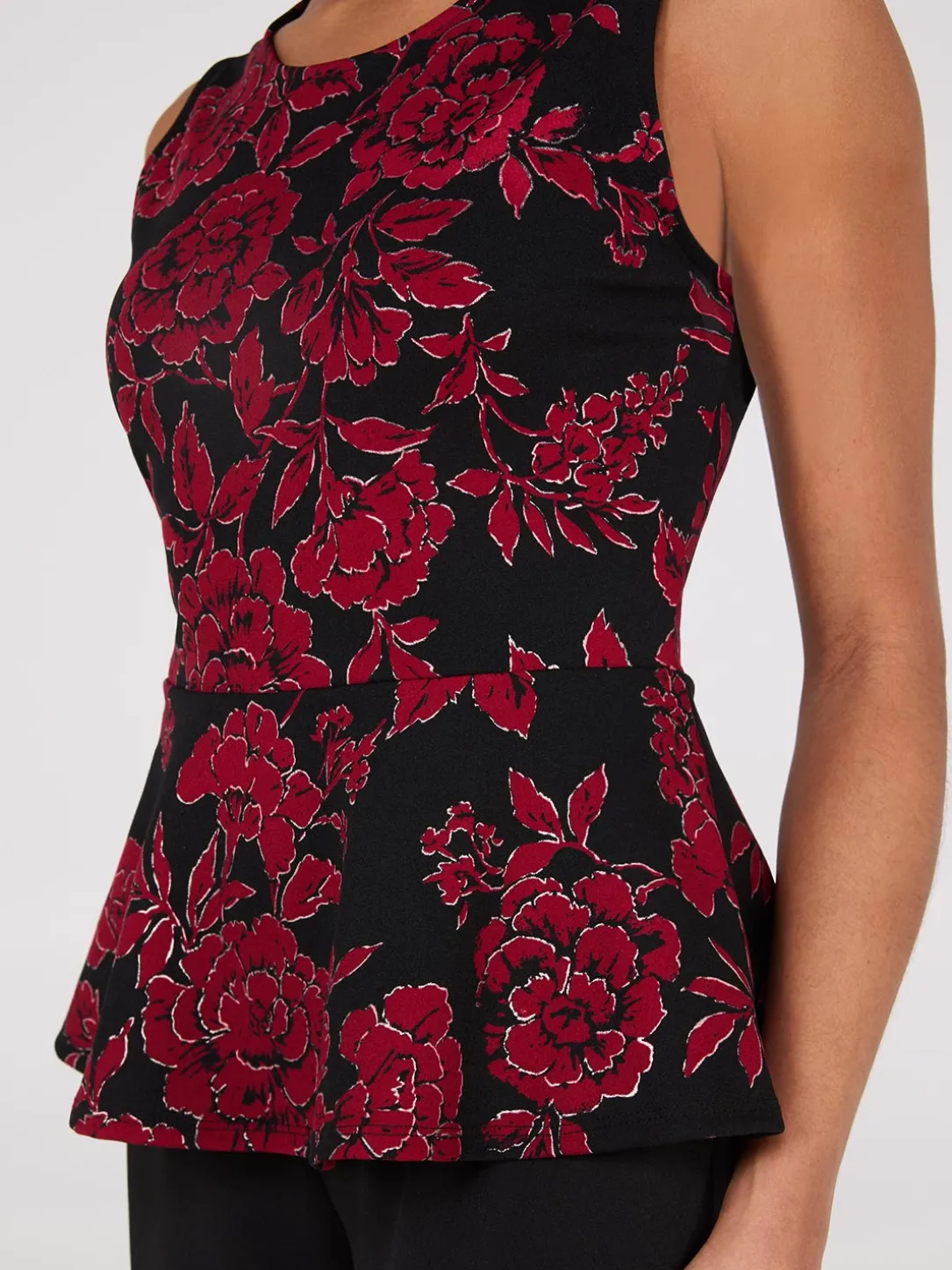 Floral Peplum Top