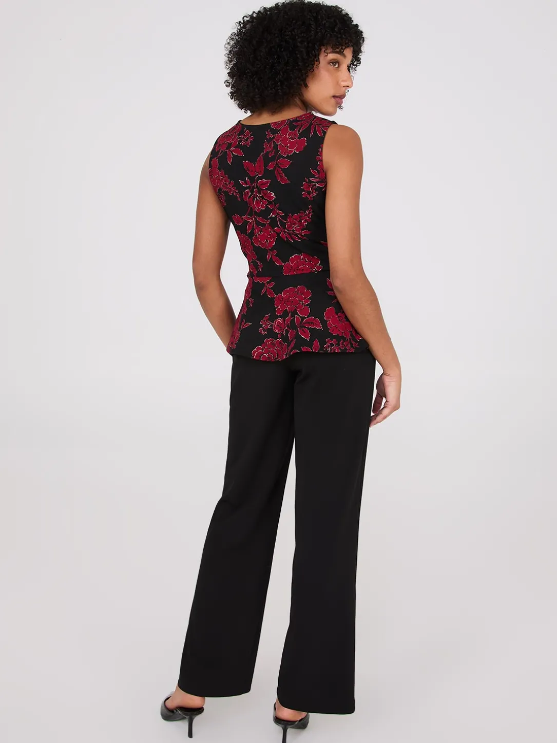 Floral Peplum Top