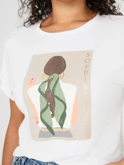 Foil "Sophistiquee" Graphic T-Shirt