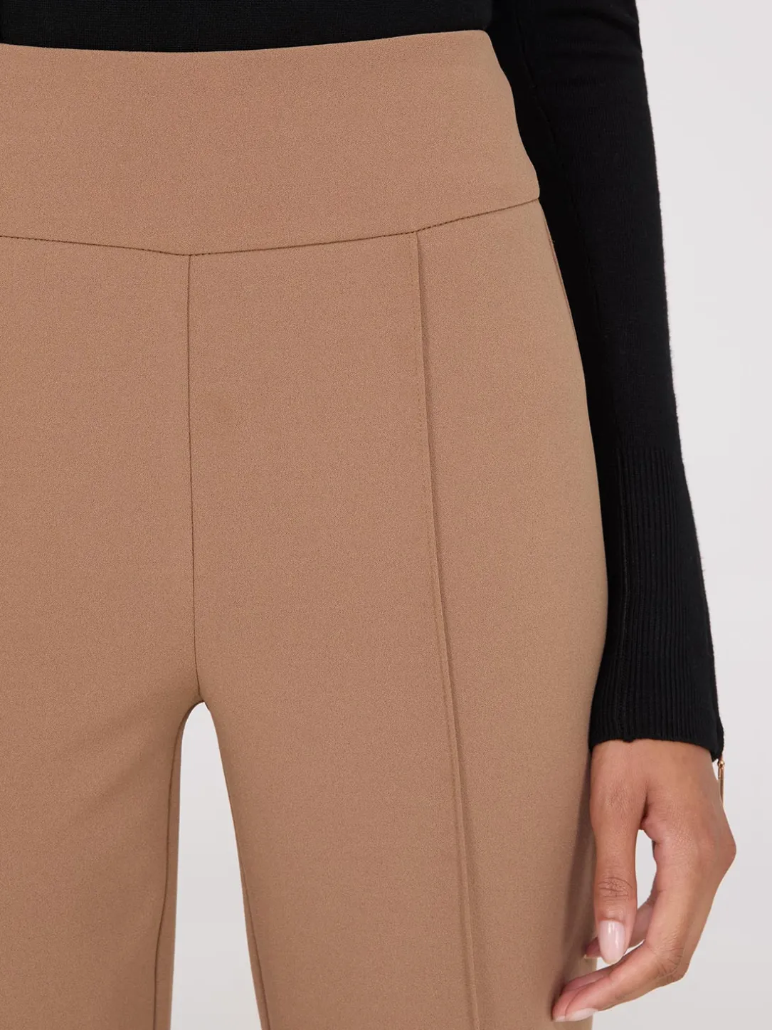 Front Pintuck Straight Leg Pants