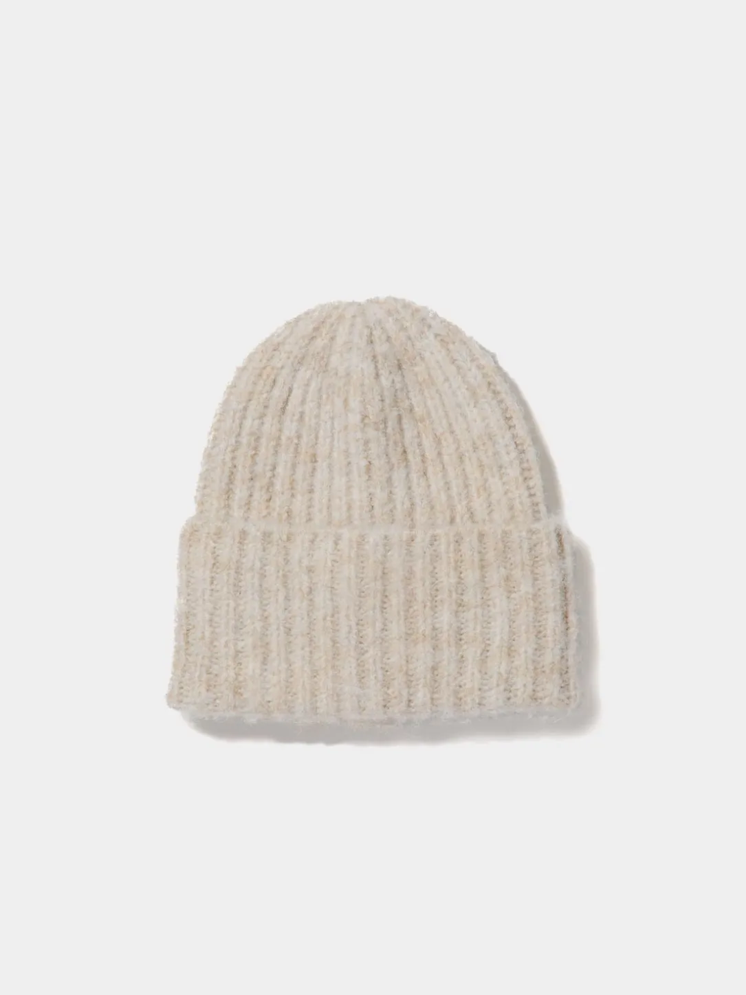 Fuzzy Ribbed Beanie