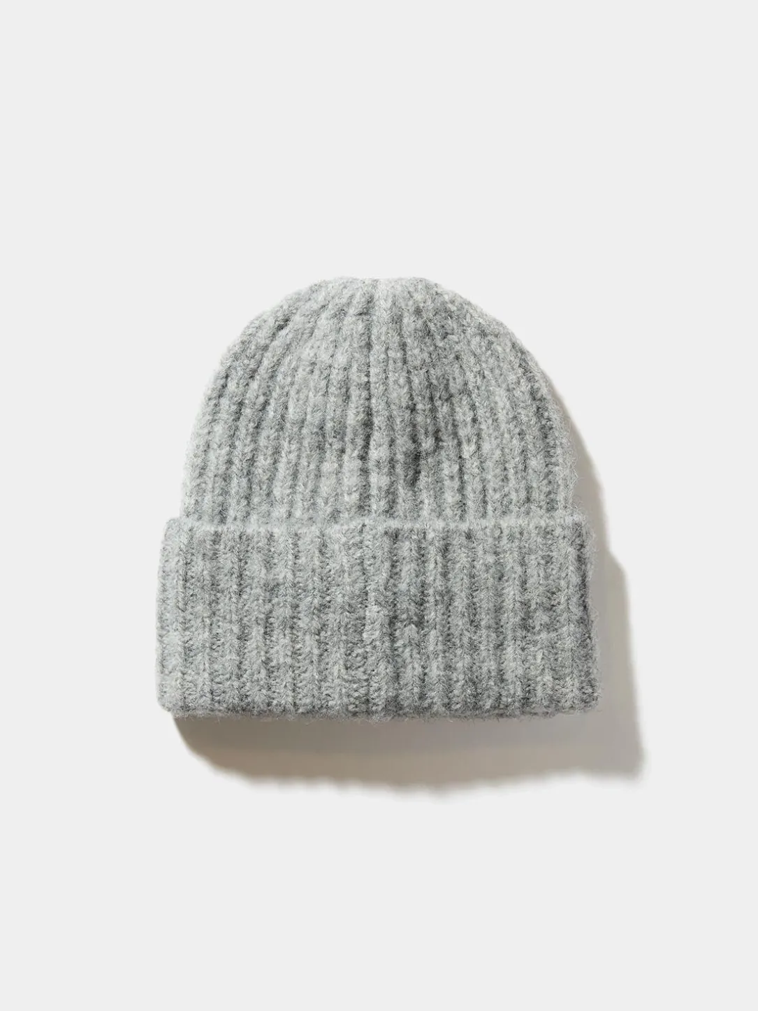 Fuzzy Ribbed Beanie