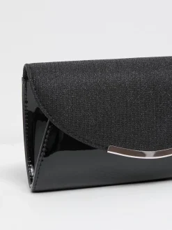 Glitter & Patent-Leather Clutch
