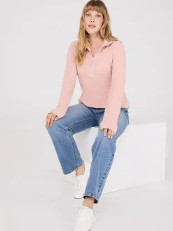 Half-Zip Polar Fleece Top