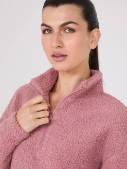 Half-Zip Sherpa Sweater