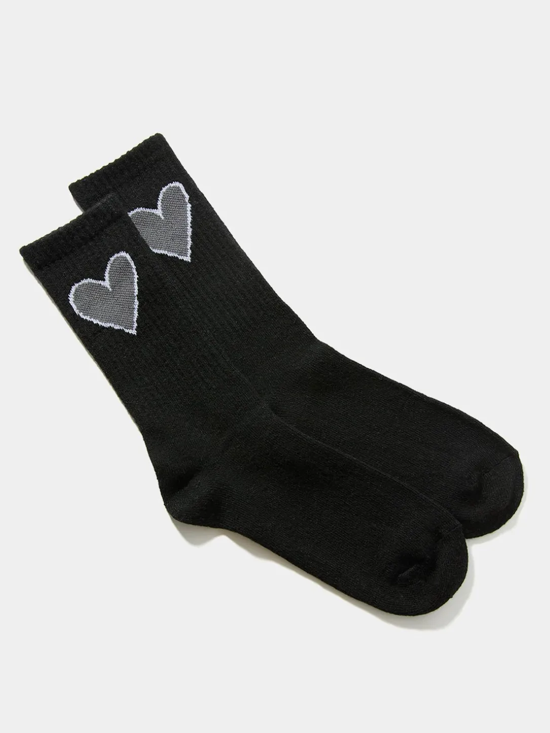 Heart Detail Crew Socks